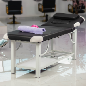 Massage Bed wide - Black and white for Spa,tatoo artist and therapy - Professional Massage Equipment Equipment at Beauty Republic Equipment Store